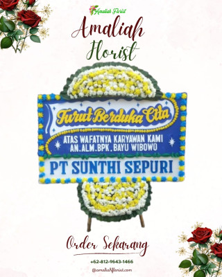 Papan Bunga Duka di Giwangan