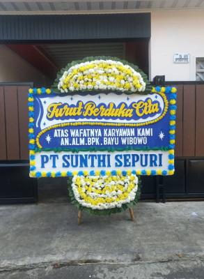 Papan Bunga Duka di Giwangan